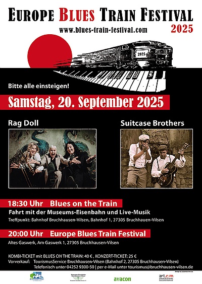 Abb.: Plakat Europe Blues Train Festival