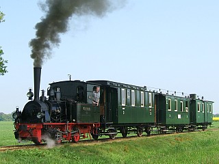Abb.: Dampfzug mit Lok Franzburg