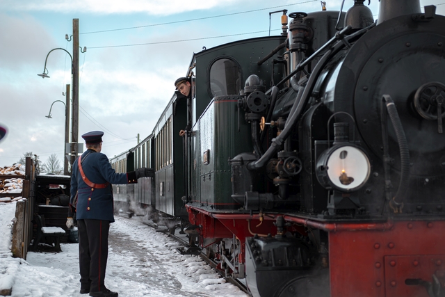 Abb.: In Bruchhausen-Vilsen wird derweil der bestellte Sonderzug zusammengestellt.