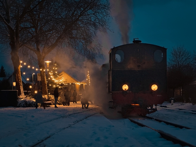 Abb.: ... und sorgt für eine Stimmung, die auch zu den Nikolausfahrten gut gepasst hätte.