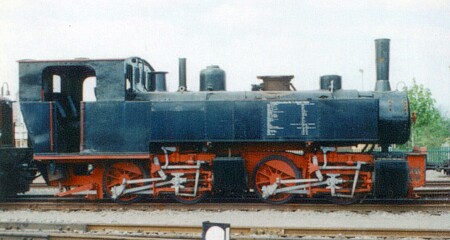 Lok 7s Mallet 1995 bei der Ankunft in Bruchhausen-Vilsen, Photo: Sammlung Uwe Franz