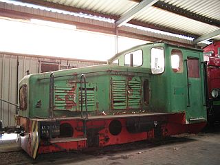 Lokomotive V 2 beim DEV vor der Restaurierung, Photo: Claas Rehmstedt